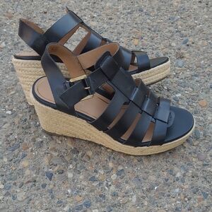 VNWOT Vonic Capri Jaylah Woven Espadrille Wedge Platform Sandals